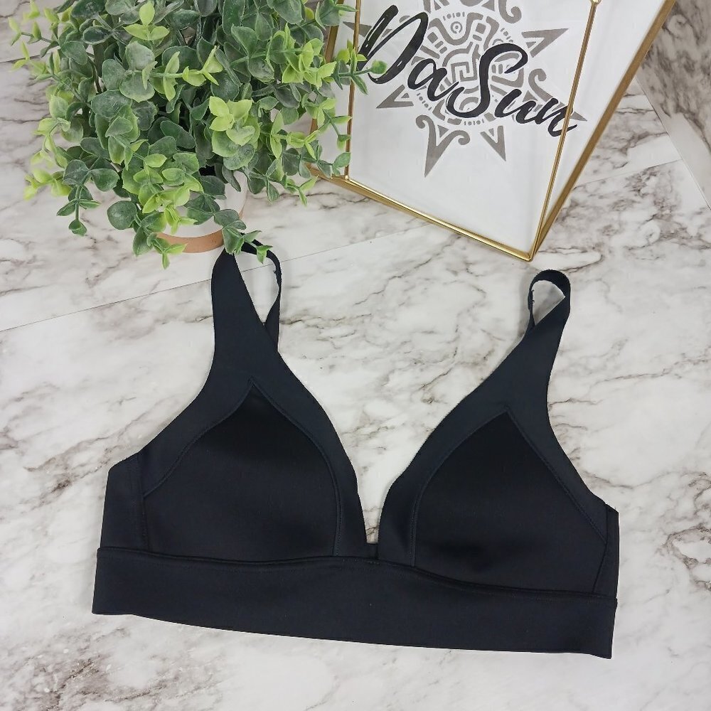 ATHLETA A-C essential bra convertible black small yoga sport - Picture 2 of 6